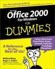 Tapa de Microsoft Office 2000 for Windows for dummies