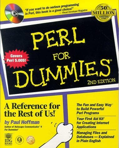 Tapa de Perl for dummies