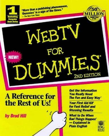 Tapa de WebTV for dummies