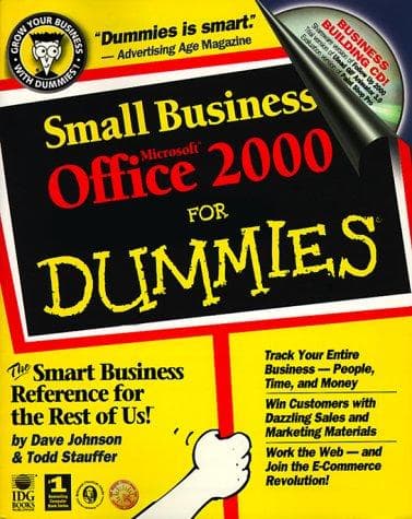 Tapa de Small business Microsoft Office 2000 for dummies