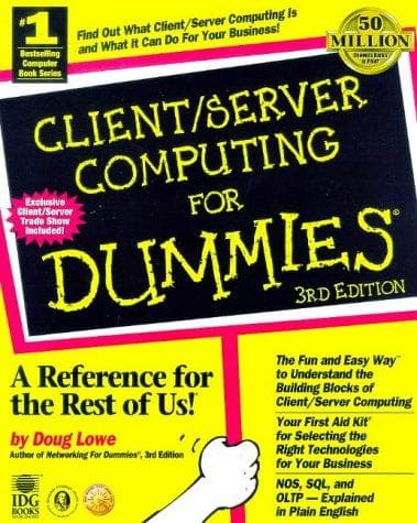 Tapa de Client/server computing for dummies