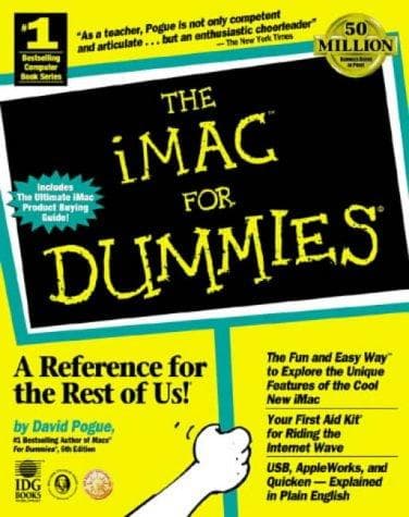 Tapa de The iMac for dummies