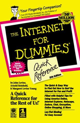 Tapa de The Internet for dummies quick reference