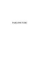 Tapa de PARLONS TURC