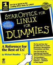 Tapa de StarOffice for Linux for dummies