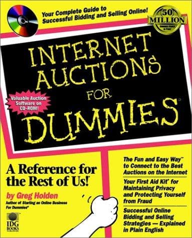 Tapa de Internet auctions for dummies