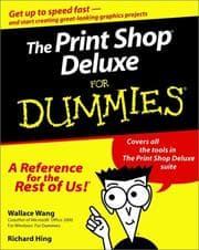 Tapa de The print shop℗ʾ deluxe for dummies℗ʾ