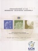 Tapa de Proceedings of the Members' Business Assembly