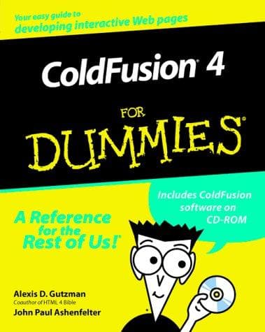 Tapa de ColdFusion 4 for dummies