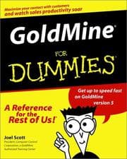 Tapa de GoldMine for dummies