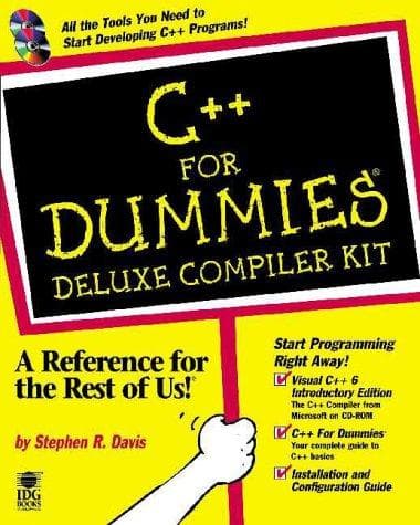 Tapa de C++ for Dummies Deluxe Compiler Kit