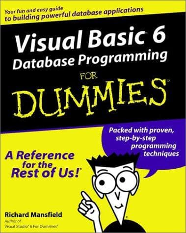 Tapa de Visual Basic 6 Database Programming for Dummies