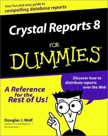 Tapa de Crystal reports 8 for dummies