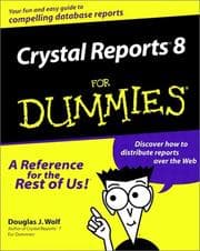 Tapa de Crystal reports 8 for dummies