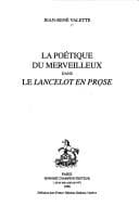 Tapa de La Poetique Du Merveilleux Dans Le