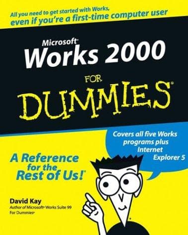 Tapa de Microsoft Works 2000 for Dummies