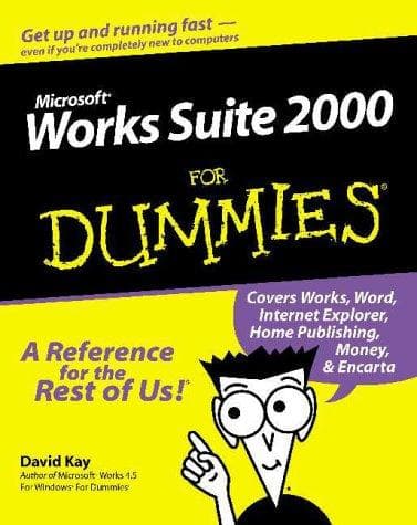 Tapa de Microsoft Works Suite 2000 for Dummies