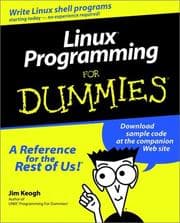 Tapa de Linux programming for dummies