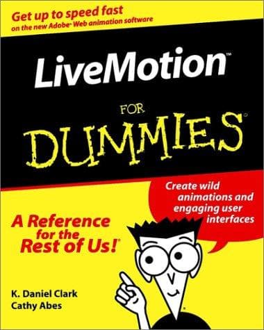 Tapa de LiveMotion for dummies