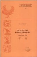 Tapa de Dictionnaire birman-français. Fasc. 10