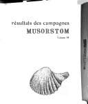 Tapa de Resultats Des Campagnes Musorstom (Memoires Du Museum National D'Histoire Naturelle)