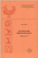 Tapa de Dictionnaire birman-français. Fasc. 5