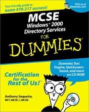 Tapa de MCSE WIndows 2000 Directory Services for Dummies