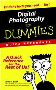Tapa de Digital Photography for Dummies, Quick Reference