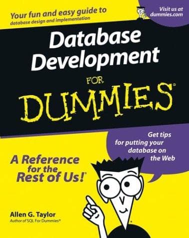 Tapa de Database Development for Dummies