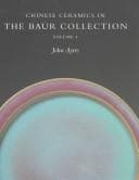Tapa de Chinese Ceramics in the Baur Collection