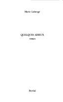 Tapa de Quelques adieux