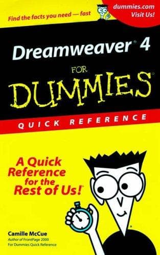 Tapa de Dreamweaver 4 for dummies