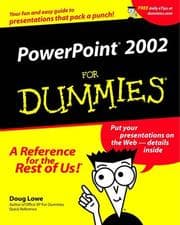 Tapa de PowerPoint 2002 for dummies