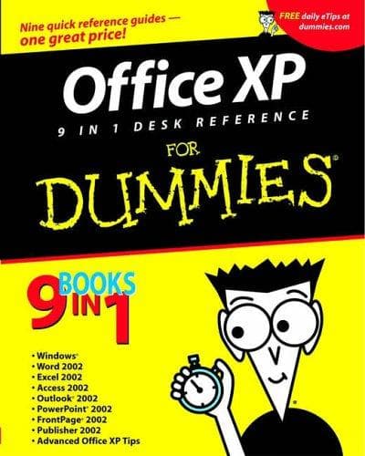 Tapa de Office XP 9 in 1 desk reference for dummies