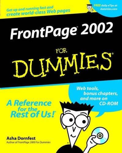Tapa de FrontPage 2002 for dummies
