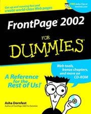 Tapa de FrontPage 2002 for dummies