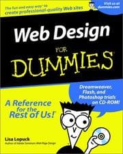 Tapa de Web design for dummies