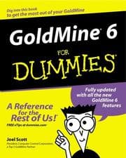 Tapa de GoldMine 6 for Dummies