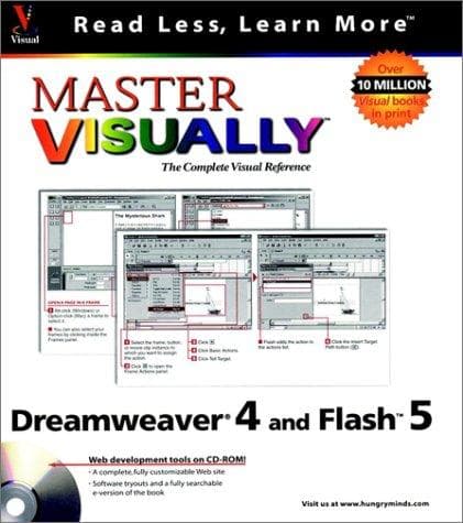 Tapa de Master VISUALLY Dreamweaver 4 and Flash 5