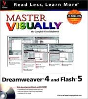 Tapa de Master VISUALLY Dreamweaver 4 and Flash 5