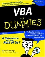 Tapa de VBA for dummies