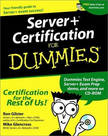 Tapa de Server+ Certification for Dummies