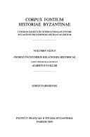 Tapa de Georges Pachymérès. Relations Historiques