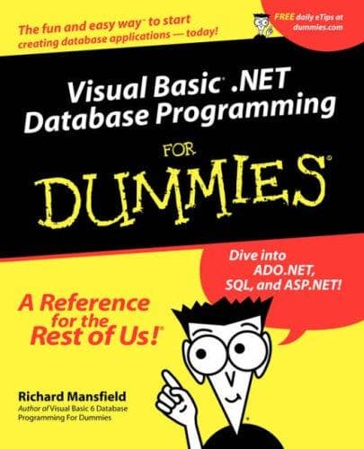 Tapa de Visual Basic .NET Database Programming for Dummies