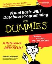 Tapa de Visual Basic .NET Database Programming for Dummies