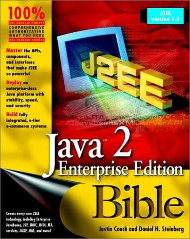 Tapa de Java 2 Enterprise edition Bible