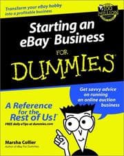 Tapa de Starting an eBay business for dummies
