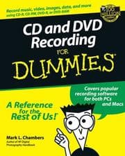 Tapa de CD & DVD recording for dummies