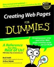 Tapa de Creating Web pages for dummies