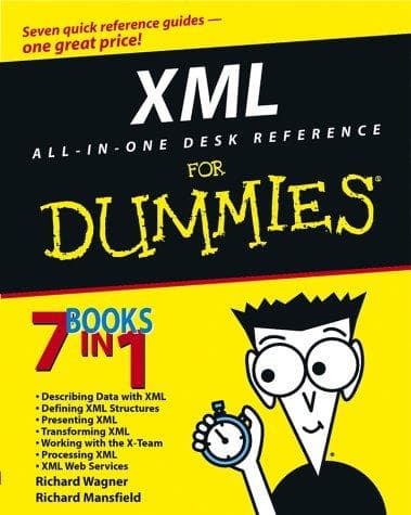 Tapa de XML all-in-one desk reference for dummies